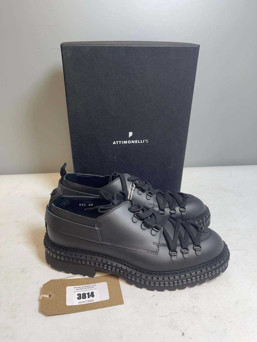 Lot Attimonelli's EU44 derby in pelle shoes in...