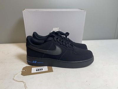 Lot Nike UK10 air force 1'07 trainers in black -...