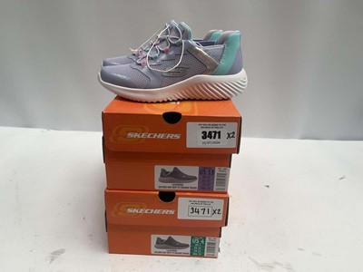 Lot 3x pairs Skechers children's swift fit Bounder...