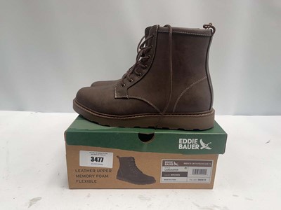 Lot Men's Eddie Bauer Lancaster boots brown UK10