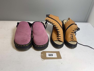 Lot 2x Pairs of Dr Martens shoes sizes UK6 & UK6.5...