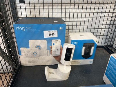 Lot 2093 - Ring Alarm Wireless Home Security System...