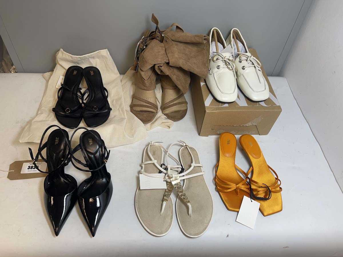 Lot 6x Pairs of Zara & Sister Companies shoes in...