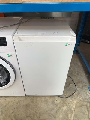 Lot 2116 - White single door under counter fridge