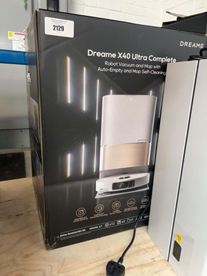 Lot 2129 - Boxed Dreame X40 Ultra Complete robotic vacuum...