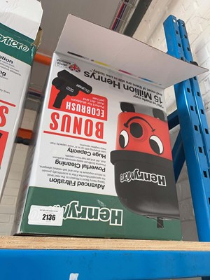 Lot 2136 - Boxed Henry Micro vacuum cleaner