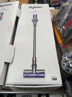 Lot 2150 - Boxed Dyson V8 Advanced cordless stick vacuum...