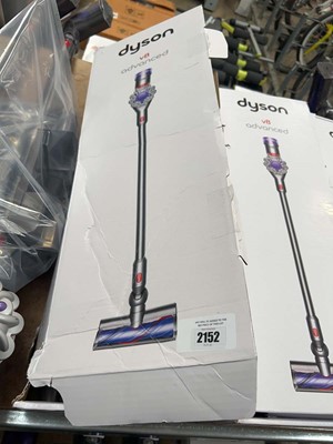 Lot 2152 - Boxed Dyson V8 Advanced cordless stick vacuum...