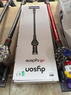 Lot 2156 - Boxed Dyson V8 Cyclone cordless stick vacuum...