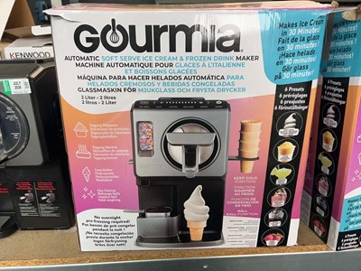 Lot 1610 - Gourmia Automatic Soft Serve ice cream and...