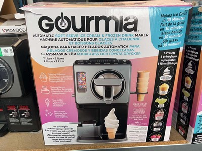 Lot 1613 - Gourmia Automatic Soft Serve ice cream and...