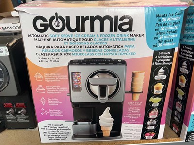 Lot 1614 - Gourmia Automatic Soft Serve ice cream and...