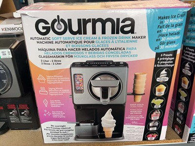 Lot 1615 - Gourmia Automatic Soft Serve ice cream and...