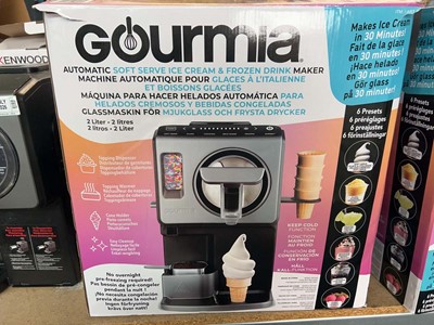 Lot 1617 - Gourmia Automatic Soft Serve ice cream and...