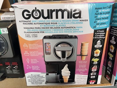 Lot 1618 - Gourmia Automatic Soft Serve ice cream and...