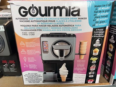 Lot 1619 - Gourmia Automatic Soft Serve ice cream and...