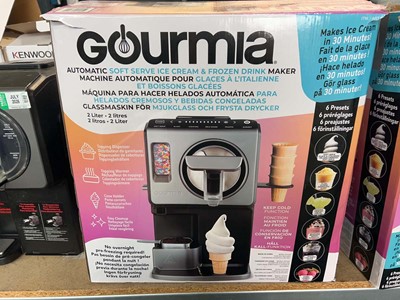 Lot 1620 - Gourmia Automatic Soft Serve ice cream and...