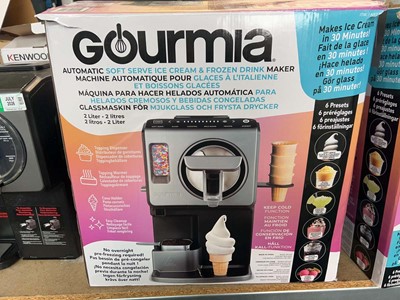 Lot 1621 - Gourmia Automatic Soft Serve ice cream and...