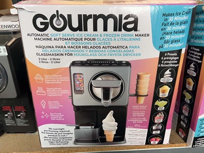 Lot 1623 - Gourmia Automatic Soft Serve ice cream and...