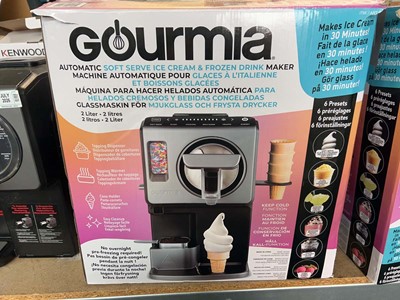 Lot 1625 - Gourmia Automatic Soft Serve ice cream and...