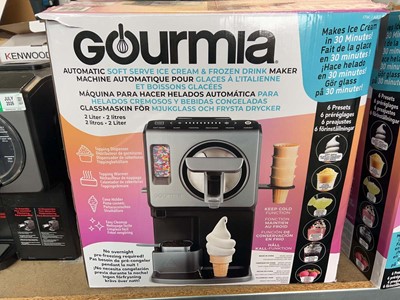 Lot 1626 - Gourmia Automatic Soft Serve ice cream and...