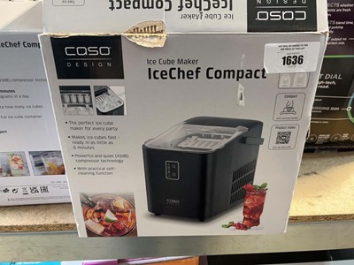 Lot 1636 - Caso Design Ice Chef Compact ice-cube maker,...