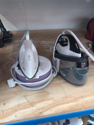 Lot 2187 - Braun Carestyle compact electric steam iron on...
