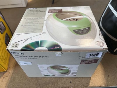 Lot 1736 - Boxed Ultra Sonic cleaner