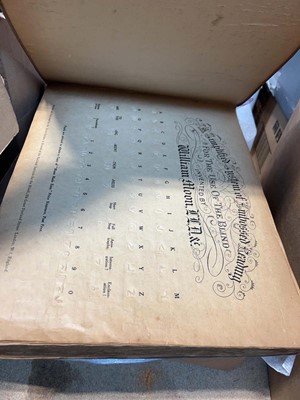 Lot 1503 - Box with finger reading books for the blind...