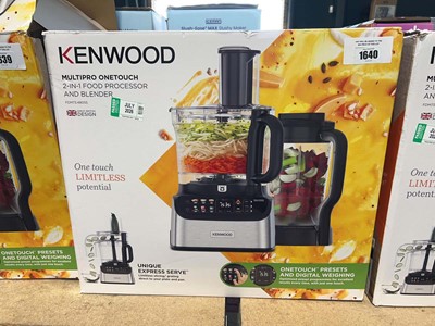 Lot 1640 - Kenwood MultiPro 1 Touch 2-in-1 food processor...