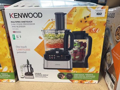 Lot 1642 - Kenwood MultiPro 1 Touch 2-in-1 food processor...