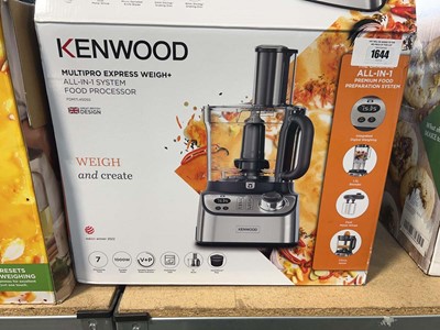 Lot 1644 - Kenwood MultiPro Express Weigh+ food processor,...
