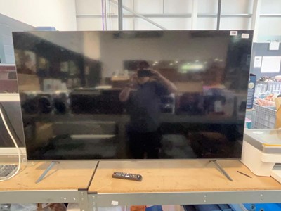 Lot 1744 - Samsung 58" Smart TV with remote. Model...