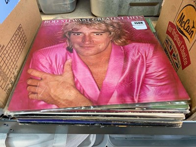 Lot 1508 - Collection of approx. 17 Rod Stewart vinyl...