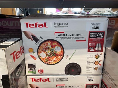 Lot 1648 - Tefal Ingenio Emotion Induction cookware set,...