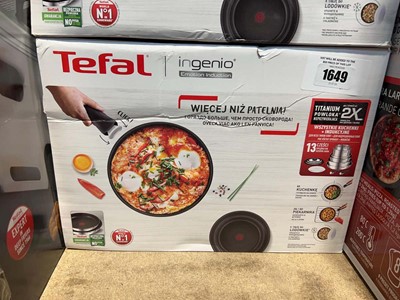 Lot 1649 - Tefal Ingenio Emotion Induction cookware set