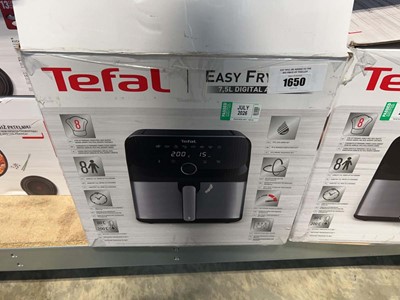 Lot 1650 - Tefal Easy Fry Mega 7.5L air fryer, boxed