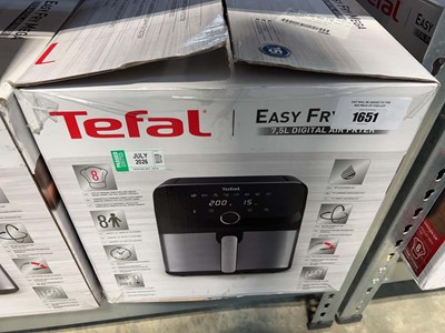 Lot 1651 - Tefal Easy Fry Mega 7.5L air fryer, boxed