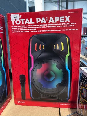 Lot 1747 - ION Audio Total PA Apex battery powered...