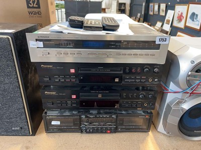 Lot 1753 - 2 Pioneer PDR-509 Compact disc recorders, a...
