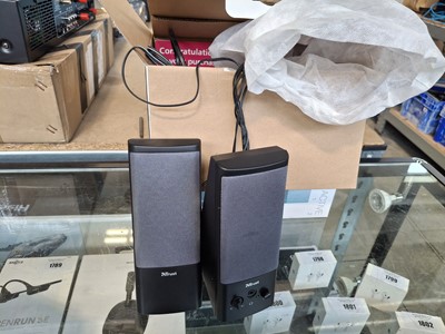 Lot 1764 - A pair of Trust Desktop Speakers, and other...