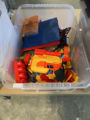 Lot 1773 - Box containing LEGO, Nerf gun etc.