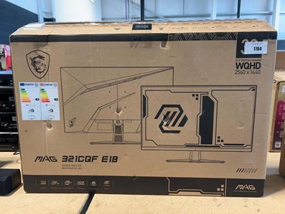 Lot 1784 - Boxed MSI Mag 321CQF curved gaming monitor