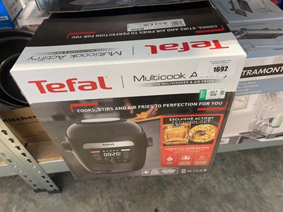 Lot 1692 - Tefal Multicook Actifry air fryer, boxed