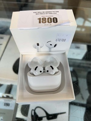Lot 1800 - Pair of boxed Apple Airpods 4