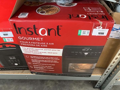 Lot 1696 - Instant Gourmet air fryer oven, boxed