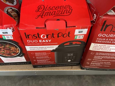 Lot 1697 - Instant Pot Duo Easy 7-in1 electric multi...