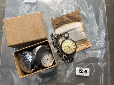 Lot 1559 - Bag containing pocket watches