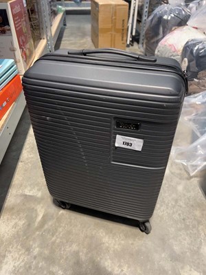 Lot 1703 - Showkoo suitcase in black