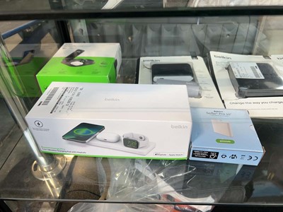 Lot 1812 - An assortment of Belkin and other chargers and...